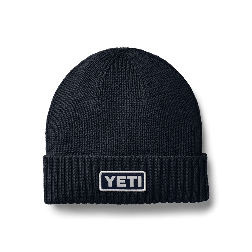 YETI Logo Beanie Hat Navy