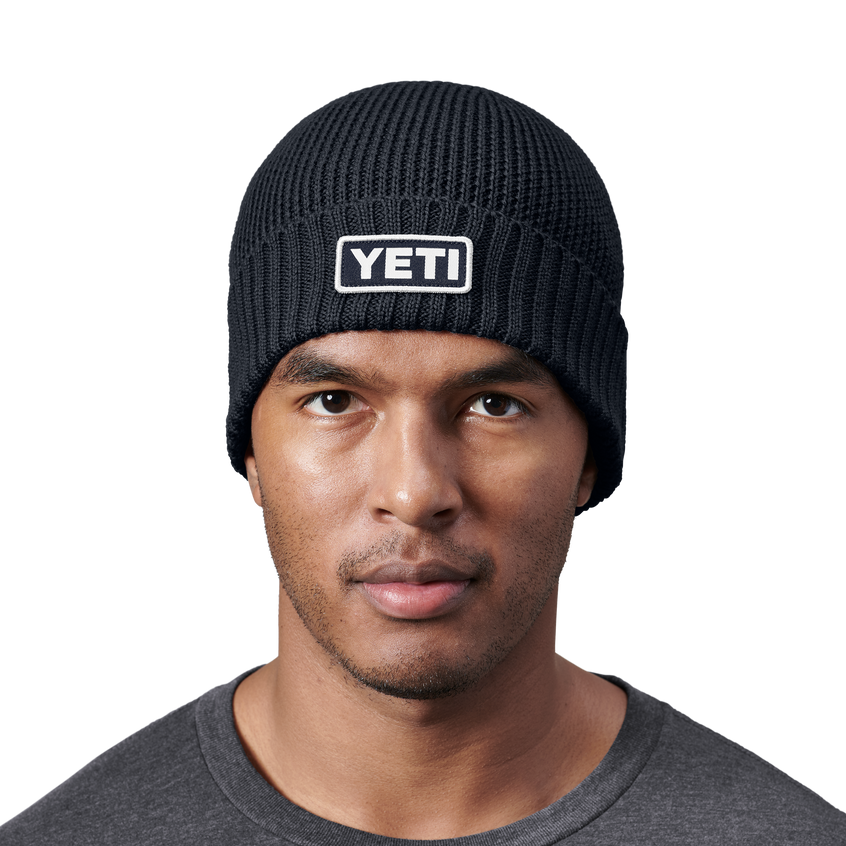 YETI Logo Beanie Hat Navy