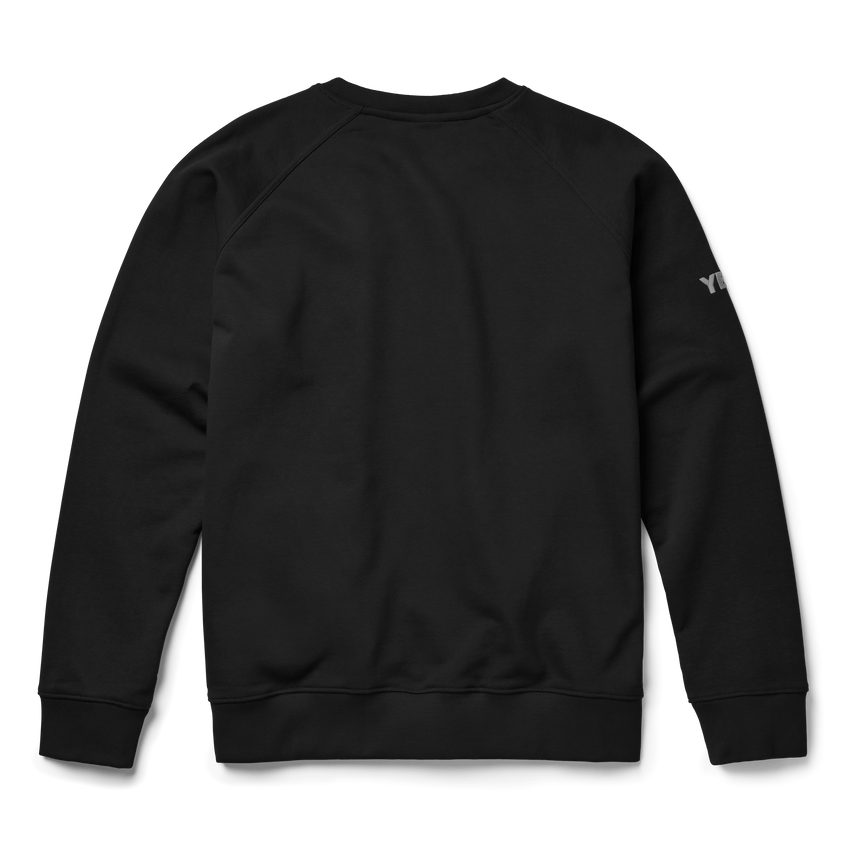 YETI Fleece Crew Neck Pullover Black