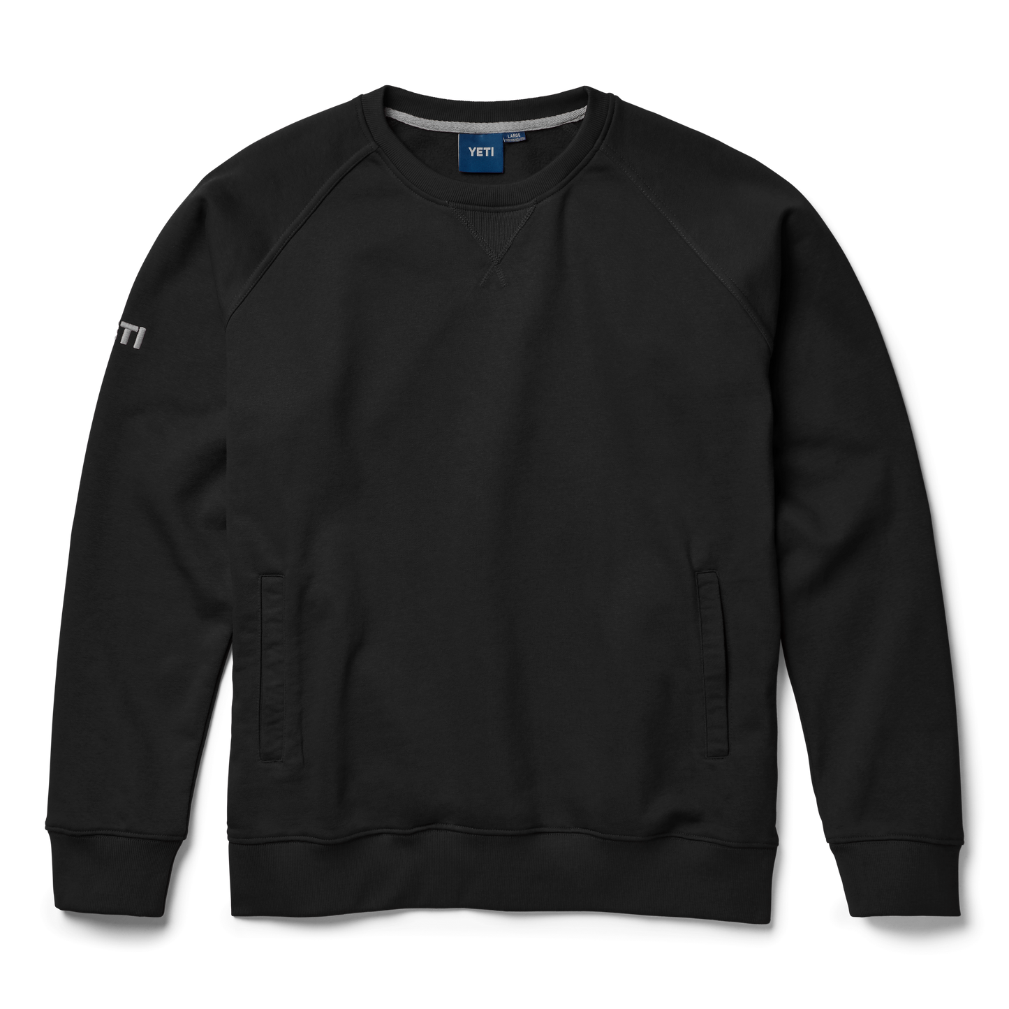 YETI Fleece Crew Neck Pullover Black